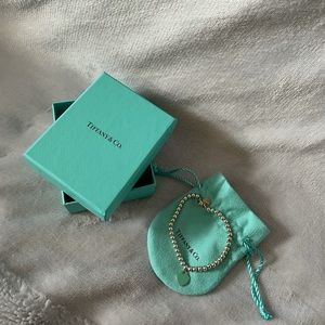 Tiffany Blue Heart Tag Bead Bracelet